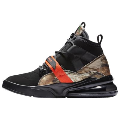Nike Kosárlabda Cipő Férfi Air Force 270 Utility Fekete/Narancssárga/Camo,JLH67812